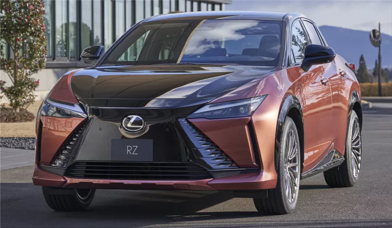 The new Lexus RZ 450e crossover SUV arrives in 2023