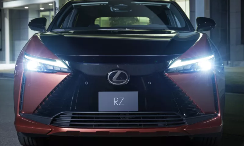 The new Lexus RZ 450e crossover SUV arrives in 2023