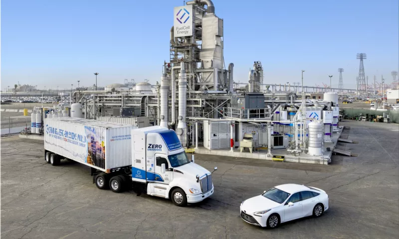 Toyota and FuelCell Energy Launch World's First Tri-gen System at Port of Long Beach