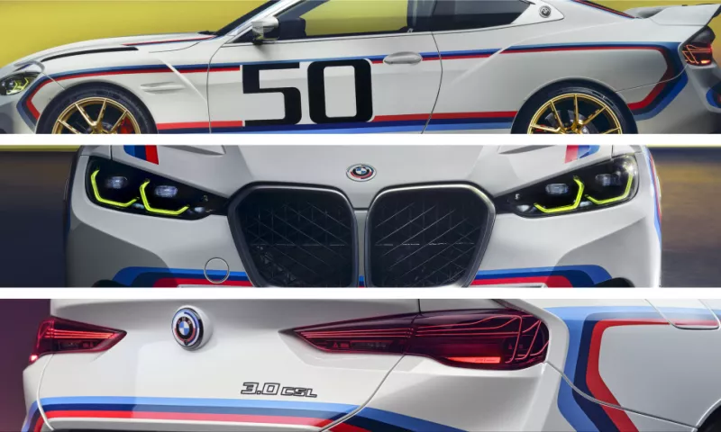 The new BMW 3.0 CSL sports car is a technological wonder