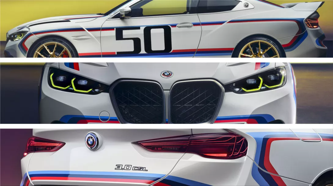 The new BMW 3.0 CSL sports car is a technological wonder